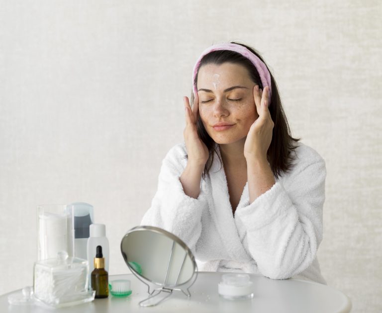 Skin care regim from dermatologist