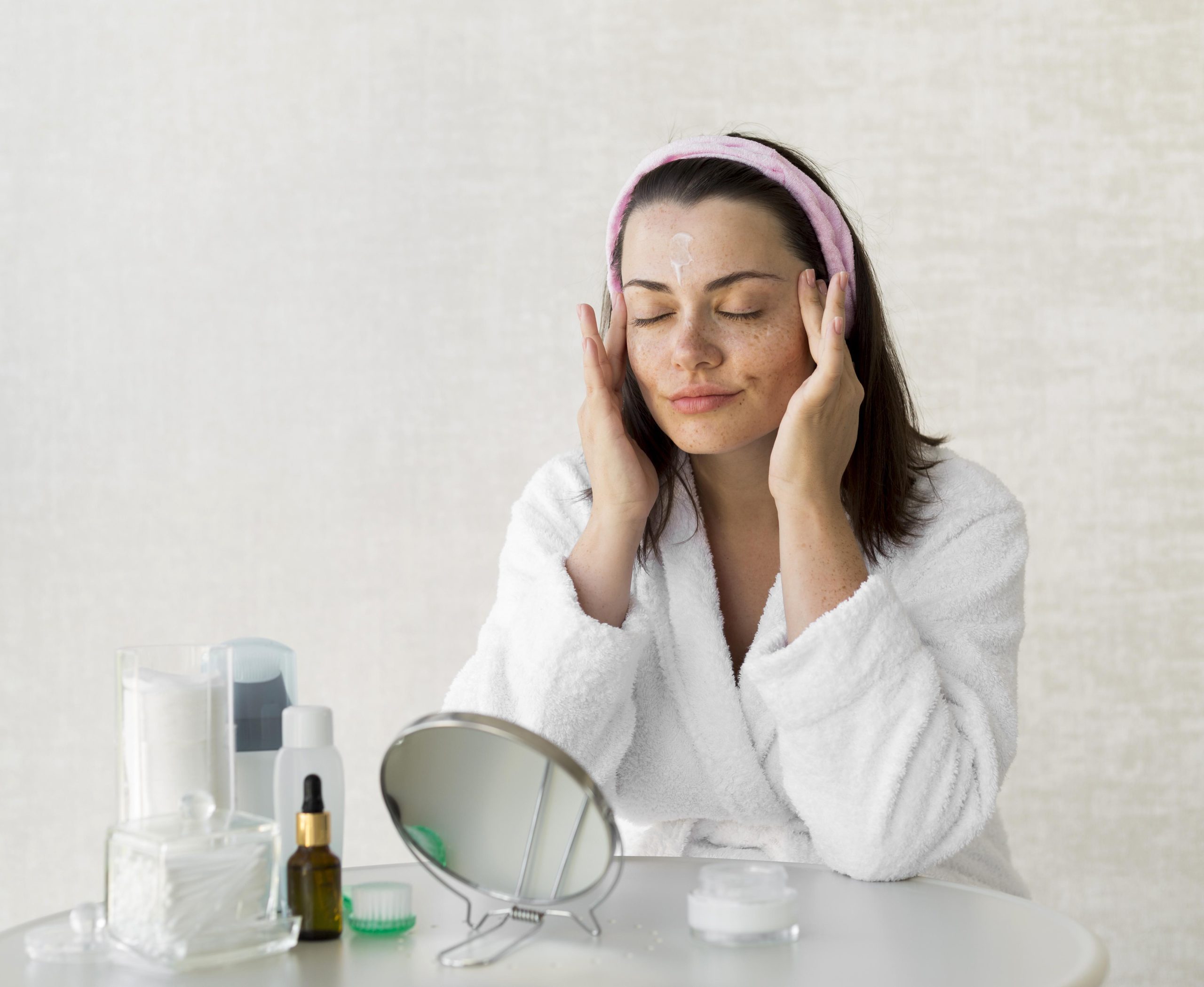Skin care regim from dermatologist